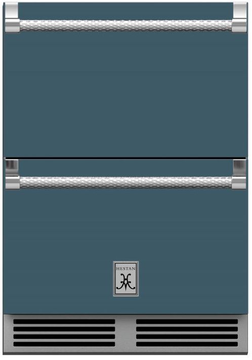 Hestan® GRF Series 24" 5.2 Cu. Ft. Pacific Fog Outdoor Refrigerator and Freezer Drawer-0