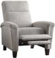 Mazin Furniture Weiser Gray Push Back Reclining Chair-3
