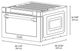 ZLINE Autograph Edition 24" 1.2 Cu. Ft. Black Stainless Steel Built-in Microwave Drawer with Polished Gold Helix Handle-1