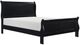 Homelegance® Mayville Black Eastern King Sleigh Bed-0