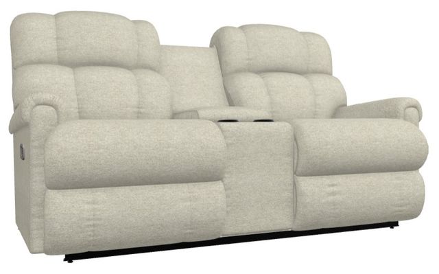 La-Z-Boy® Pinnacle Antique Power Wall Reclining Loveseat with Console, Headrest, and Lumbar-0