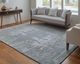 Feizy 69A5F Eastfield Blue/Silver 5'x8' Area Rug-5