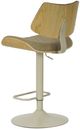 Armen Living Leland Oak/Vintage Taupe Barstool-2
