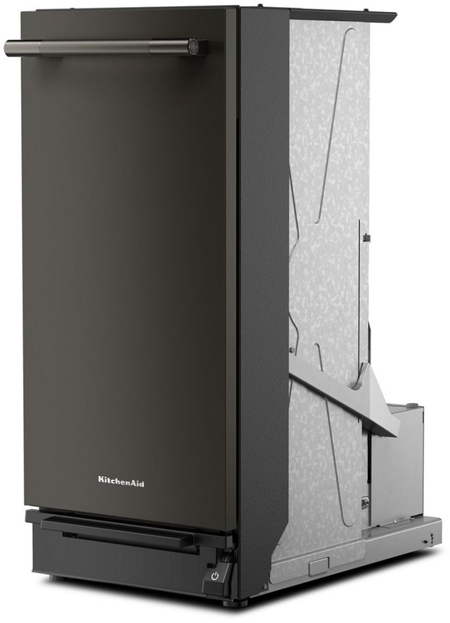 KitchenAid® 15" Black Ore Built-In Trash Compactor with Built-In Odor Management System-3