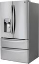 LG 36" 27.8 Cu. Ft. Printproof™ Stainless Steel French Door Refrigerator-2