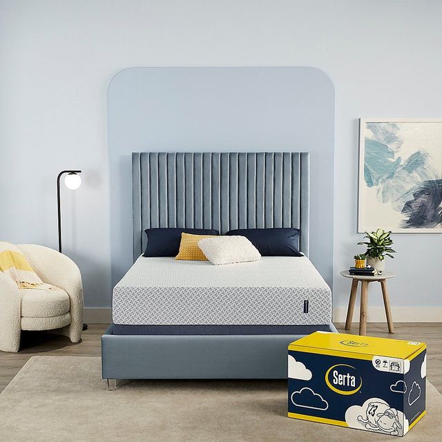 Serta® Sheep Retreat™ Gel Memory Foam Medium Tight Top Queen Mattress in a Box-6