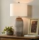 Stylecraft Poly Gray Table Lamp -5