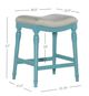 Powell® Lockhart Blue Big and Tall Counter Stool-2