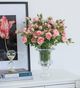 A & B Home Pink 26" Rose Spray-3