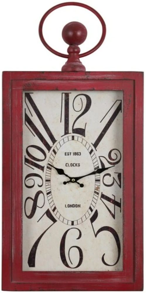 YHD Wavin' Red Wall Clock-0