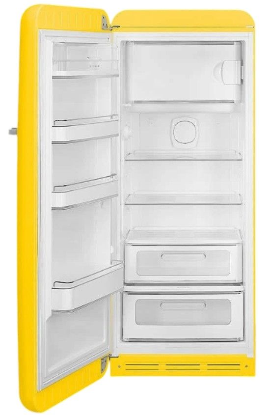 Smeg 50's Retro Style 9.9 Cu. Ft. Yellow Compact Refrigerator-1