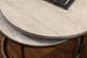 Hammary® Modern Basics 2-Piece Brown Marble Top Round Nesting Cocktail Table Set with Antique Silver Base-2