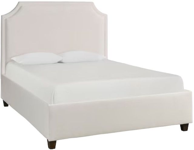 Bassett® Furniture Customizable Florence California King Upholstered Panel Bed-0