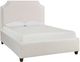 Bassett® Furniture Customizable Florence California King Upholstered Panel Bed-0