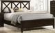 Bernards Nova II Dark Brown Queen Panel Bed-0