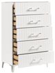 Homelegance® Ripple High Gloss White Chest-3