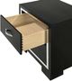 Crown Mark Gennro Black Nightstand-3