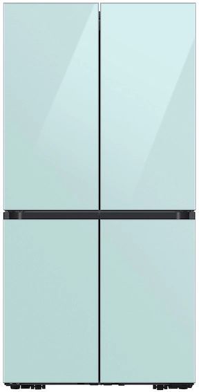 Samsung Bespoke Flex™ 18" Morning Blue Glass French Door Refrigerator Bottom Panel-3