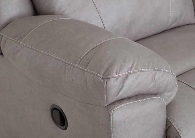 Franklin™ Ransom Astrid Stone Manual Reclining Sofa-4