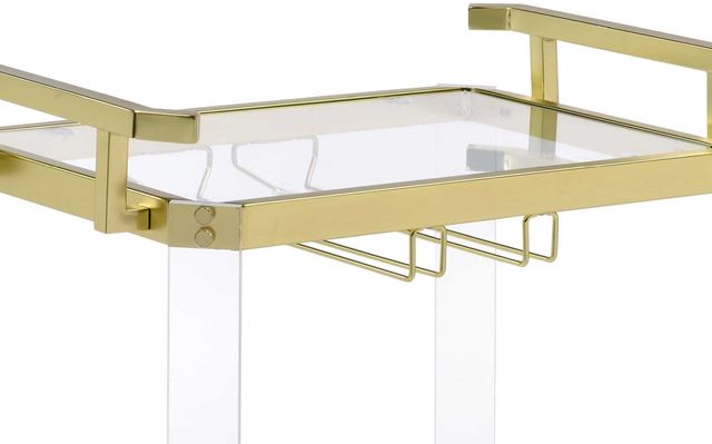 Steve Silver Co. Aerin Gold Server Cart-4