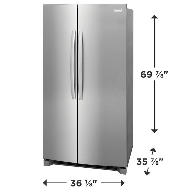Frigidaire Gallery® 36 in. 25.9 Cu. Ft. Smudge-Proof® Stainless Steel Side-by-Side Refrigerator-4