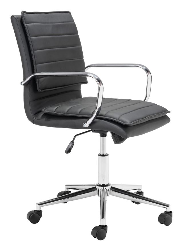 Zuo® Modern Partner Black Office Chair-1