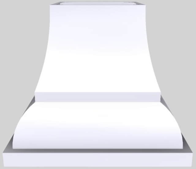 Vent-A-Hood® Designer Series 36" White Island Range Hood-0
