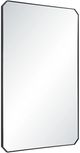 Renwil® Jace Matte Black Accent Mirror-2