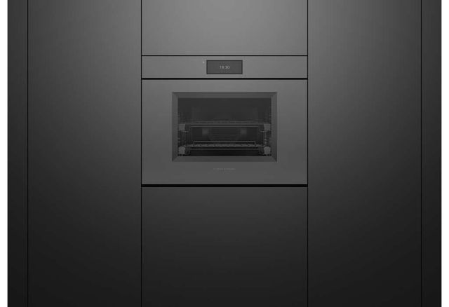 Fisher & Paykel Series 11 Minimal 30" Grey Glass Combination Steam Oven-2