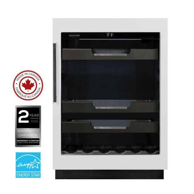 Marathon 24” 5.3 Cu. Ft. Panel Ready Beverage Centre-2