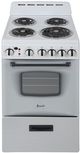 Avanti® 20" White Freestanding Electric Range-1
