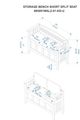 Linon Shayla Warm Walnut Storage Bench-2