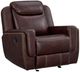 Elements International Panther Neono Brown Manual Glider Recliner-0