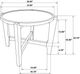 Coaster® Cota Dark Brown Round End Table-4