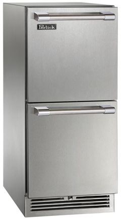 Perlick® Signature Series 2.8 Cu. Ft. Stainless Steel Outdoor Under The Counter Refrigerator 