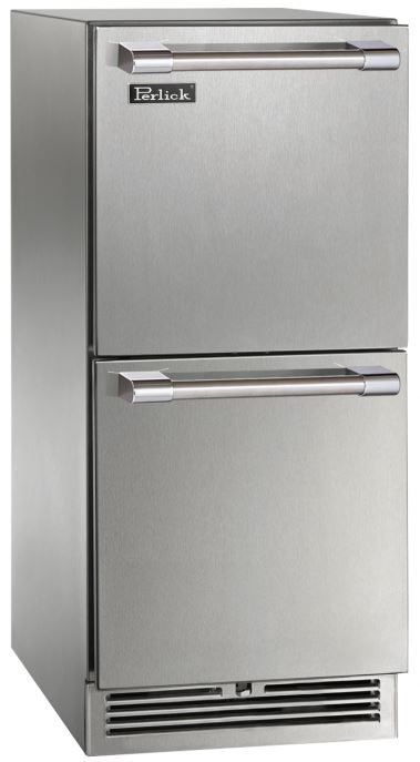 Perlick® Signature Series 2.8 Cu. Ft. Stainless Steel Outdoor Under The Counter Refrigerator 
