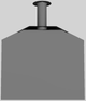 Vent-A-Hood® A Series 48" Gunsmoke Retro Style Wall Mounted Range Hood-3