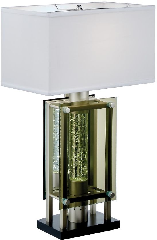 Homelegance® Aura Satin Nickel Table Lamp-0