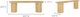 Moe's Home Collection Povera Natural Oak Dining Bench-3