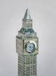 A & B Home Benjamin Silver Clock-1