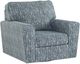 Signature Design by Ashley® Aterburm Twilight Swivel Accent Chair-0