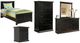 Signature Design by Ashley® Maribel 5-Piece Black Twin Panel Bed Set-0