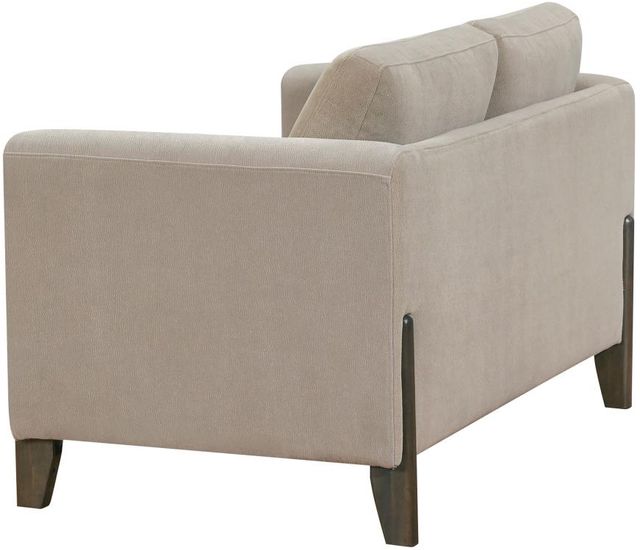 Coaster® Islington Taupe Upholstered Panel Arm Loveseat-4