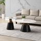 ACME Furniture Jaramillo White End Table with Black Base-4