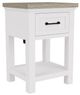 Riverside Furniture Cora Cloud/Fog 1-Drawer Nightstand-0