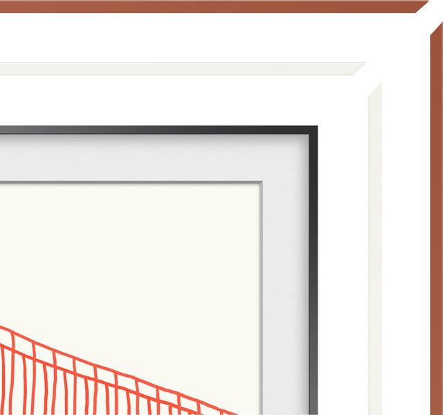 Samsung The Frame Customizable 55" Beveled White Bezel-6
