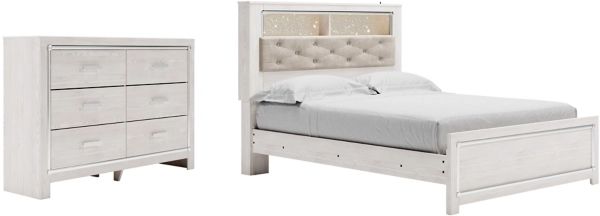 Signature Design by Ashley® Altyra 2-Piece White Queen Bookcase Bed Set-0