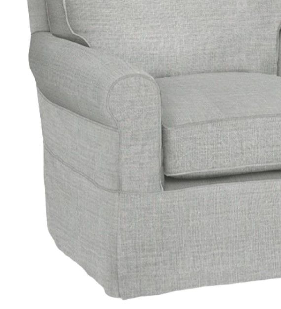 Four Seasons Customizable Libby Extra Large Slipcovered Swivel Glider -1