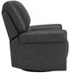 Signature Design by Ashley® Shadsburne Granite Manual Swivel Glider Recliner-2