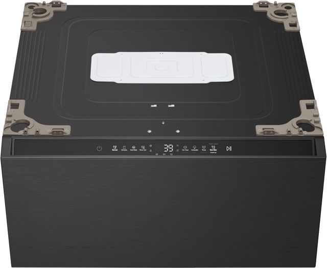LG SIGNATURE SideKick™ 29" W x 15" H Brushed Black Steel Pedestal Washer-0